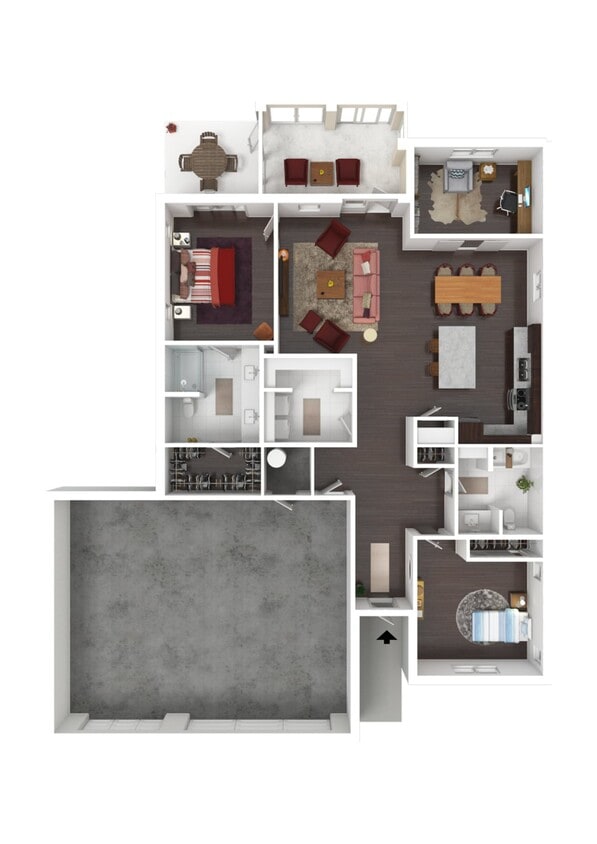 2 Bedroom B Deluxe - 2 Bedroom B Deluxe