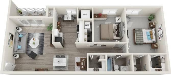 Floor Plan - The Dandridge