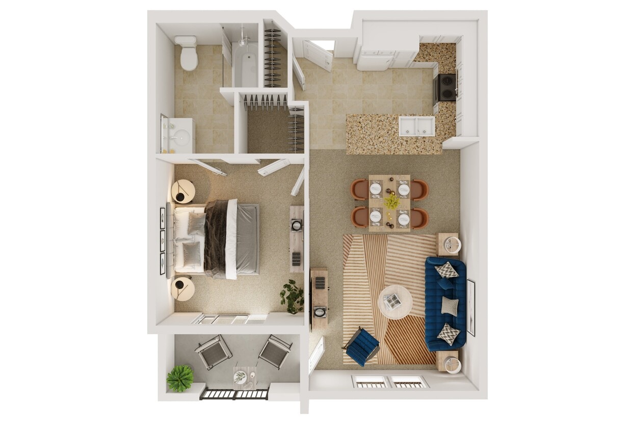 Floor Plan - Unit 1B