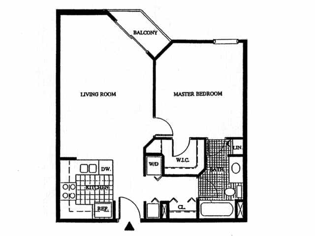 1BR/1BA - One Bed\One Bath