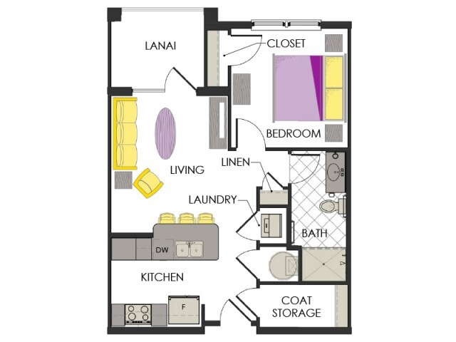 Petunia | 1 Bed / 1 Bath - Petunia