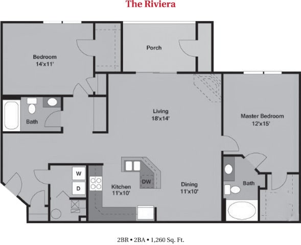 Floor Plan - The Riviera
