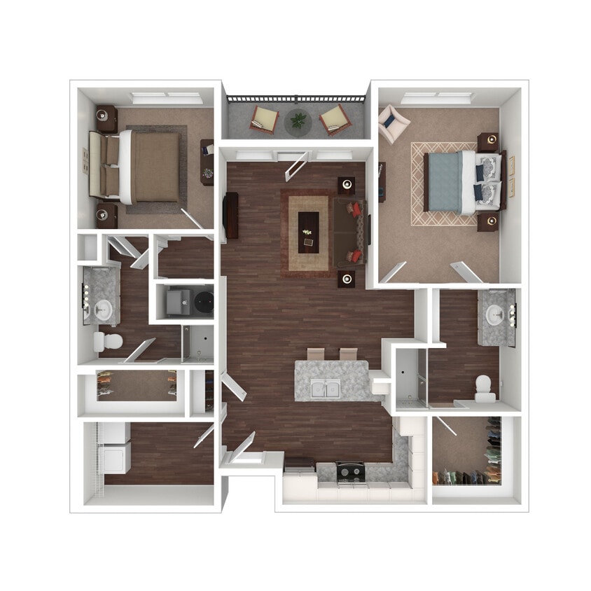 Floor Plan - 2 Bedroom Select