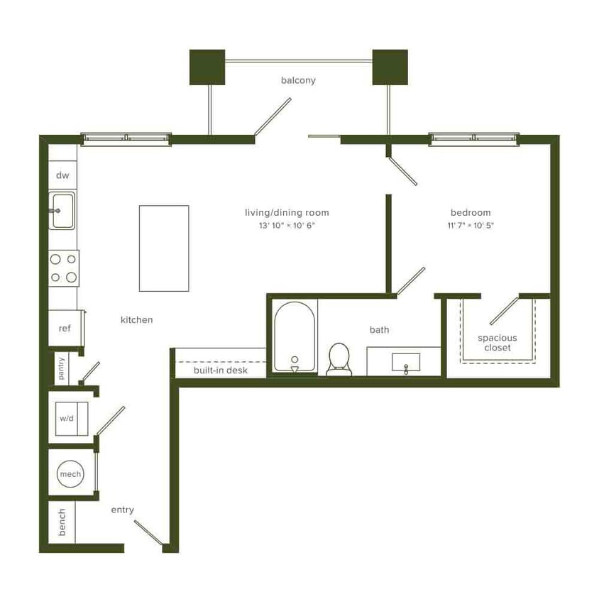 Floor Plan - A2 1/1