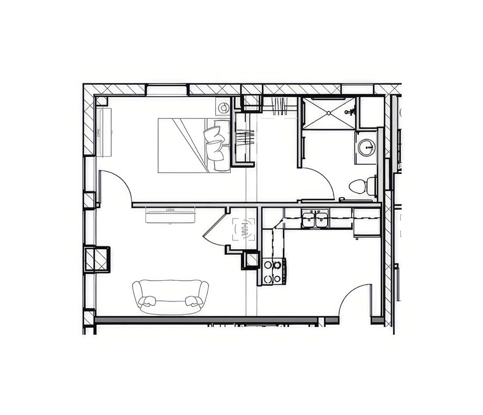 Floor Plan - 1a1tADA