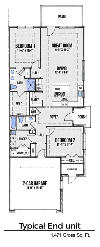 Floor Plan - The Chardonnay - Lake View