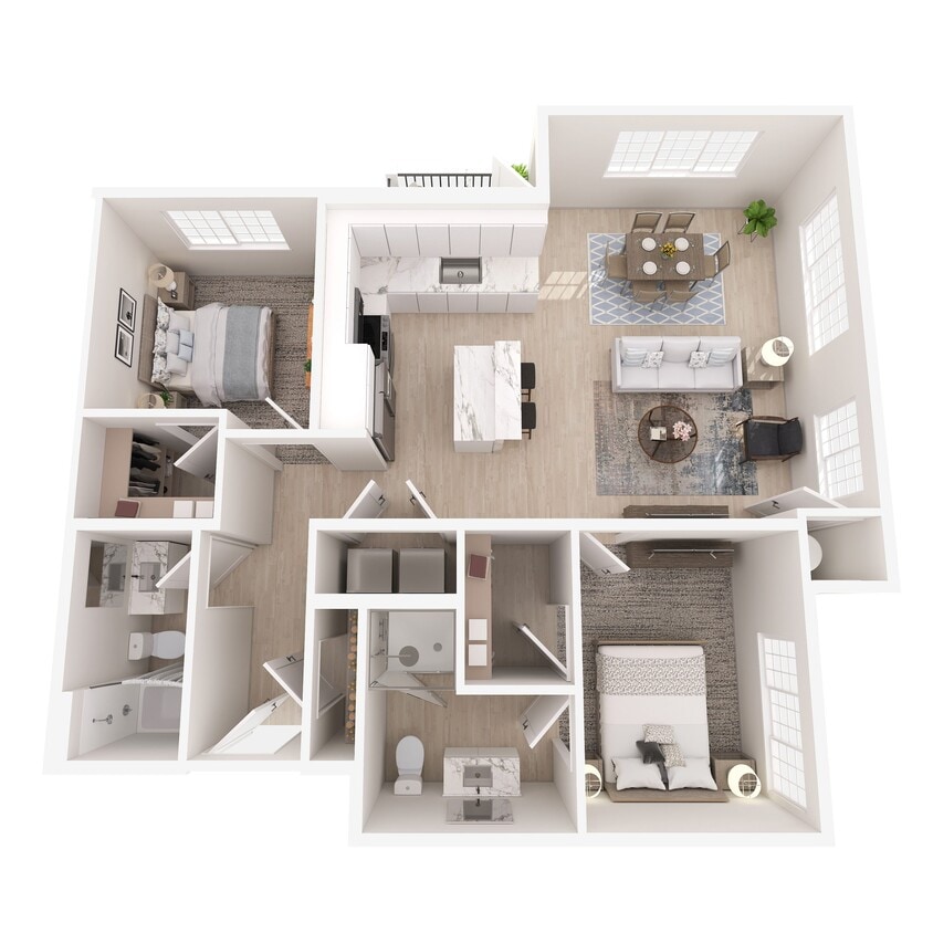 Floor Plan - Leven (2 Bedroom)