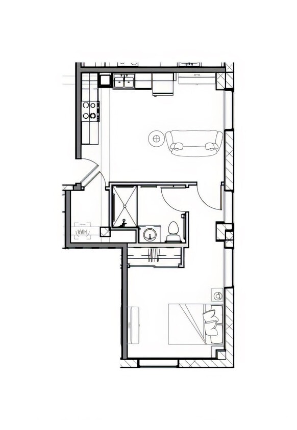 Floor Plan - 1a1tF