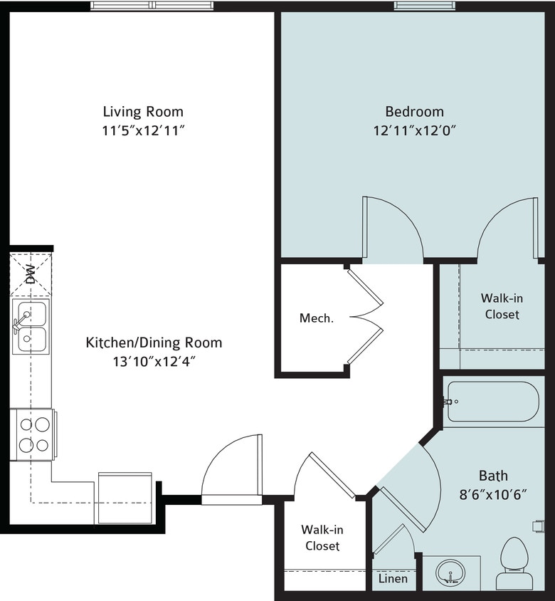 Floor Plan - 1B