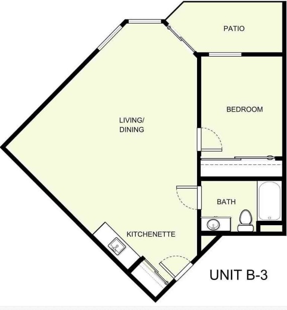 Floor Plan - B-3  Includes all meals & housekeeping