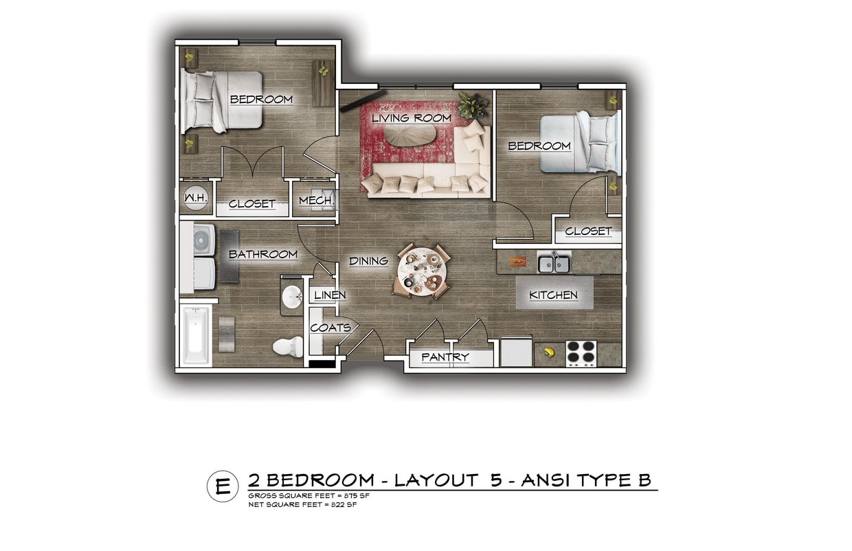 Floor Plan - 2 Bedroom