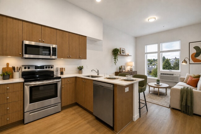 Kitchen Peninsula - Villas at 28th