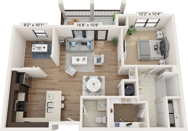A5 | 1x1 | 896 sq ft - A5