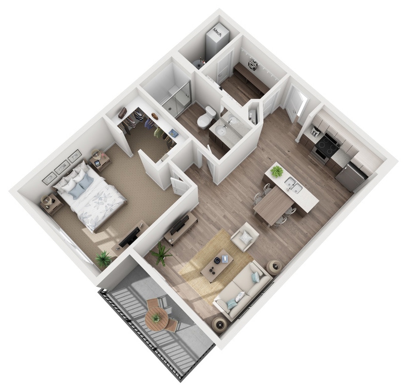 Plan-Andante-A2.jpg - One Bedroom