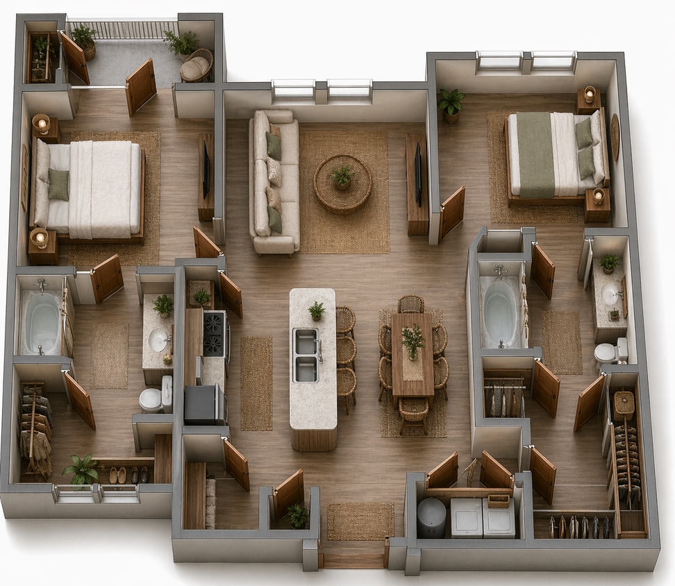 Floor Plan - 2 Bedroom