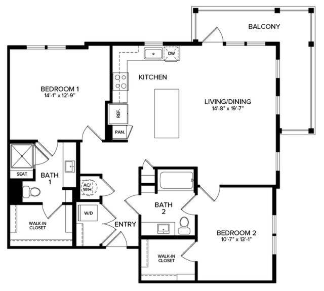2 Bedroom B3-B - B3B
