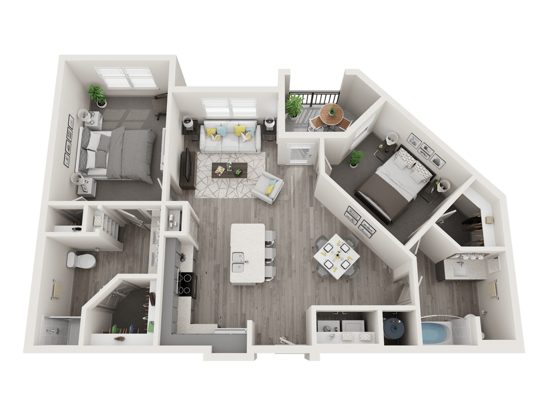 Floor Plan - B1 - Cypress