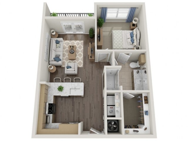 Floor plans are artist’s rendering. All dimensions are approximate. Actual product and specifications may vary in dimension or detail. Not all features are available in every apartment. Prices and availability are subject to change. - A3