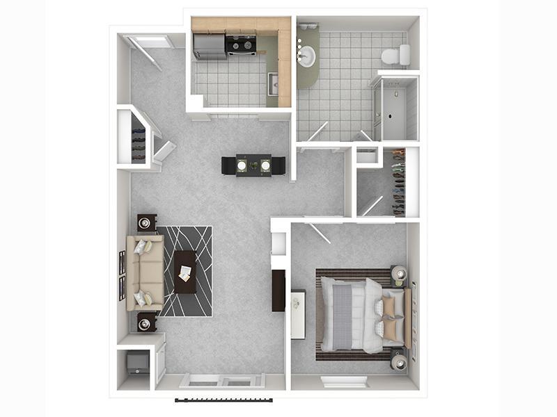 Floor Plan - 1x1 D