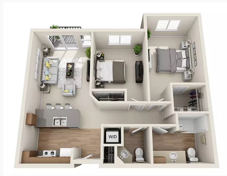 Floor Plan - 2x1.5 - C4