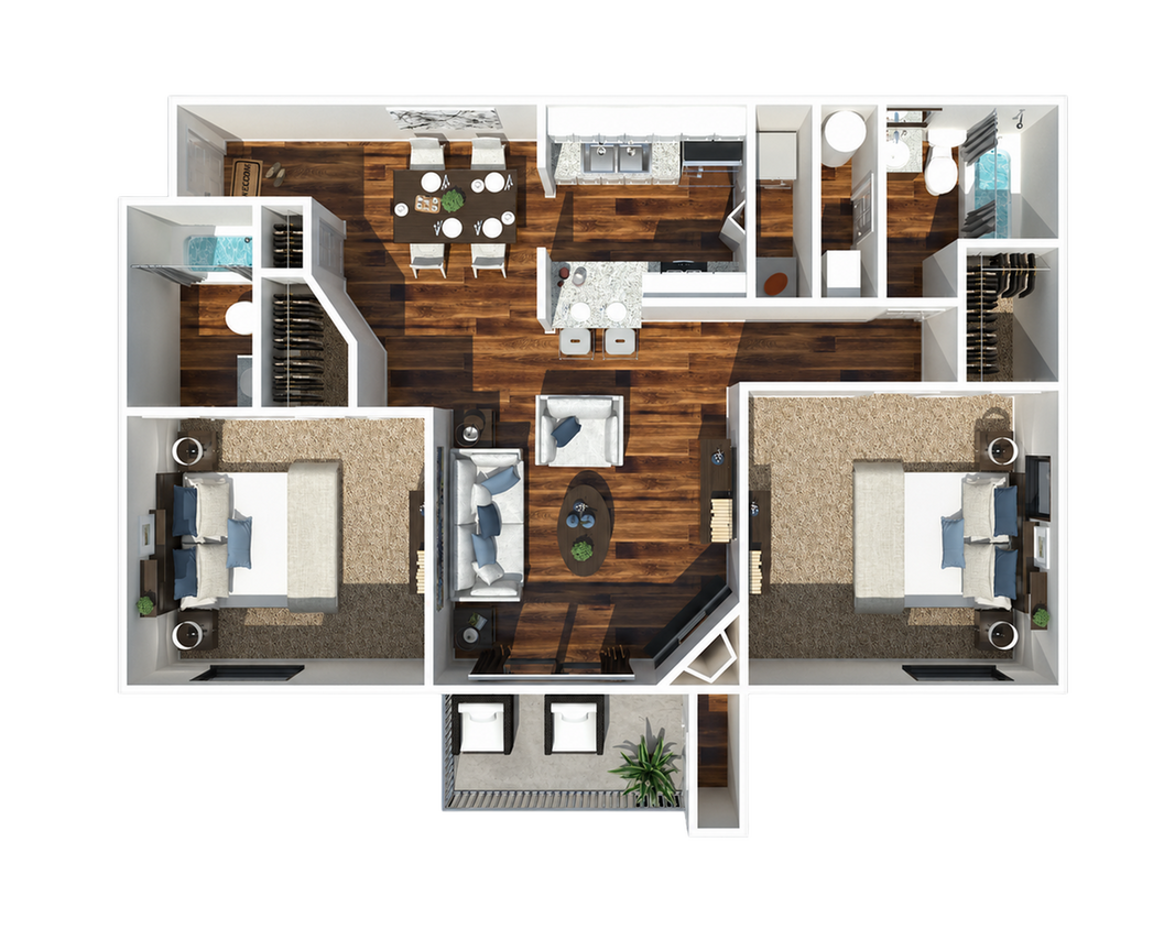 2 Bedroom 2 Bathroom - Rosewood