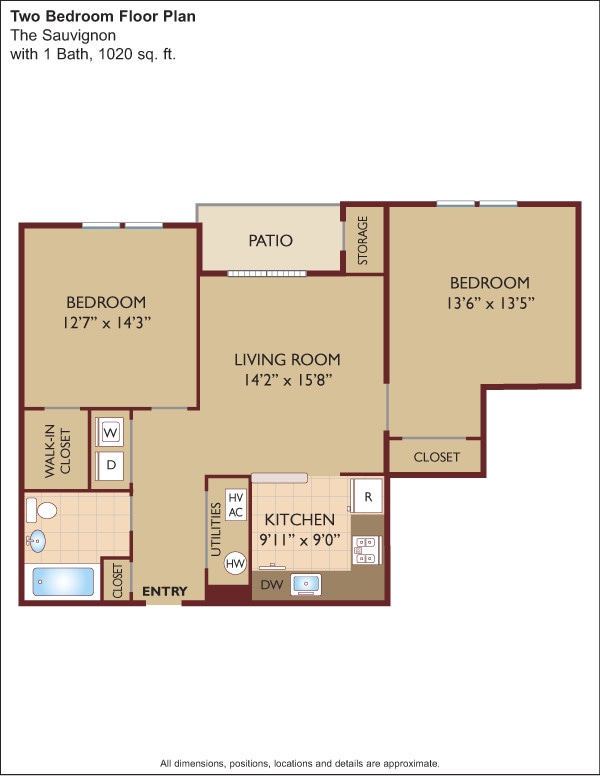 Floor Plan - $2.52/sq.ft. - The Sauvignon