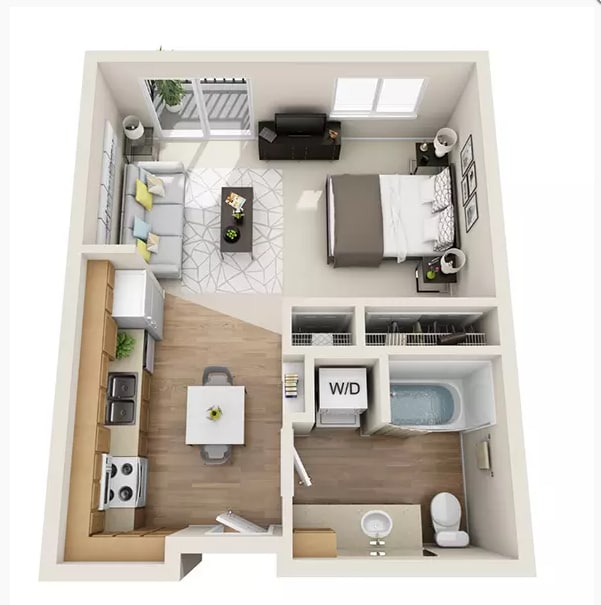 Floor Plan - 0x1 - A1