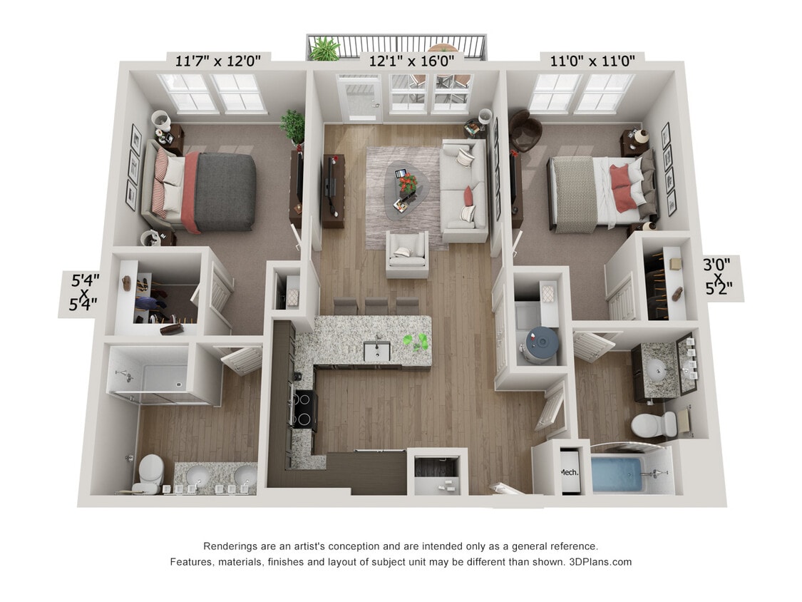Floor Plan - B1 - Lagune