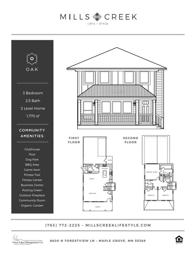 Floor Plan - Oak