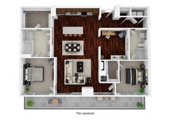 Floor Plan - PENTHOUSE | THE LAWRENCE