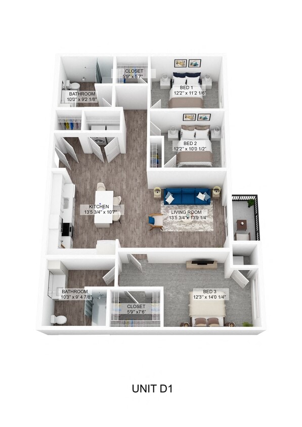 Floor Plan - Alpine - 3 Bedroom