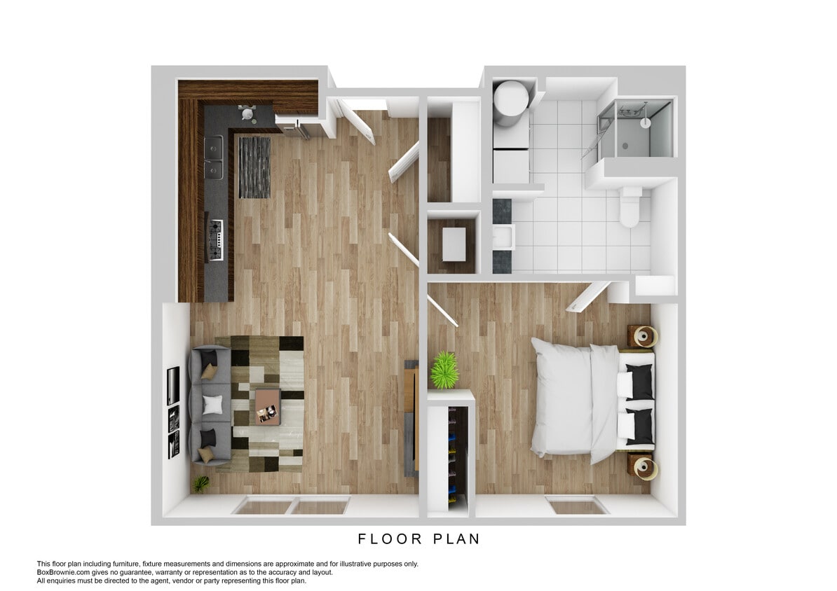 HW 1B1B - 1 Bedroom 1 Bath