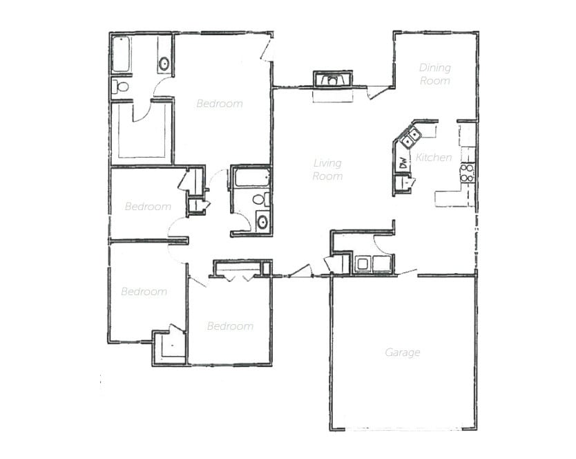 Floor Plan - The Marcus-B