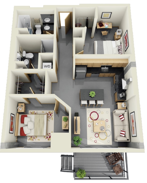 Floor Plan - NoLo West - B7