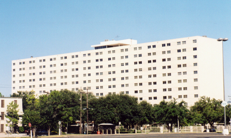 View from west - Clarewood House Apartments