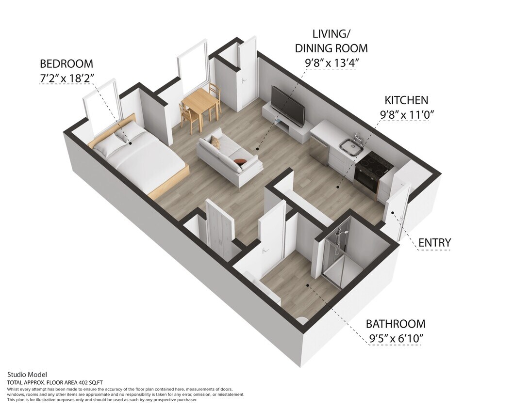 Floor Plan - Studio
