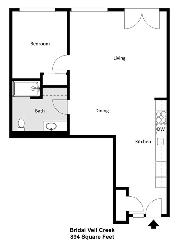 Floor Plan - Bridal Veil Creek
