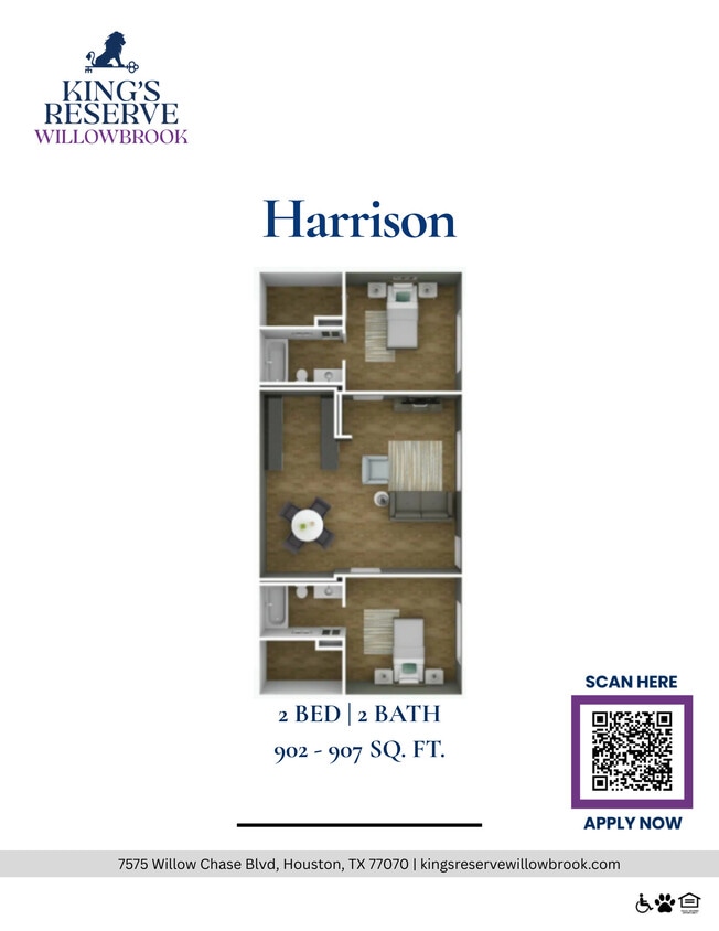 Floor Plan - 2x2