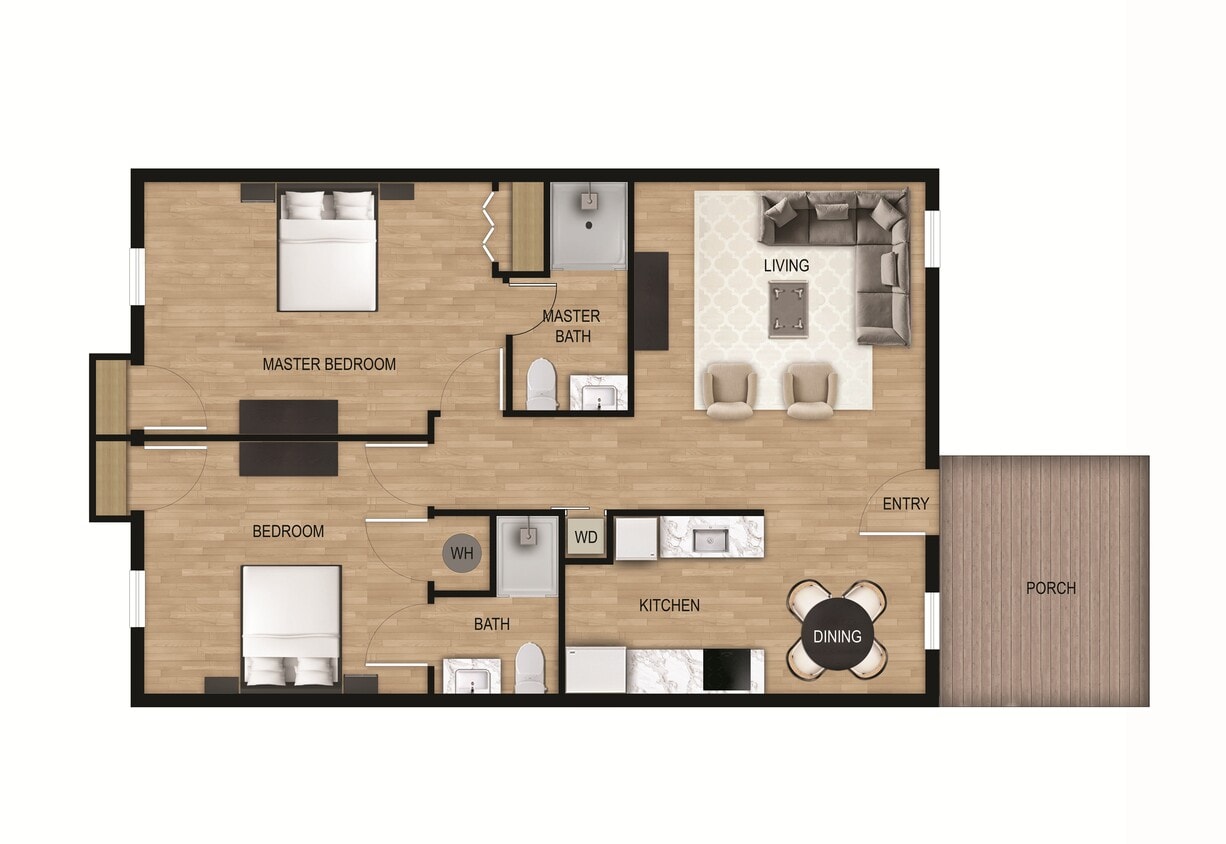 Floor Plan - Front Deck