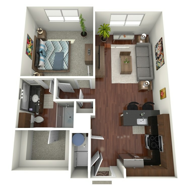 703.jpg - One Bedroom / One Bath