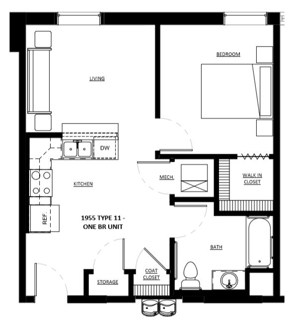 Floor Plan - 1955 Type 11