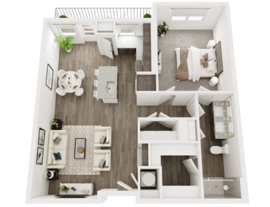 Floor Plan - A3 - The Luxe 