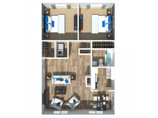 2.1 850 - 2 Bedroom 850