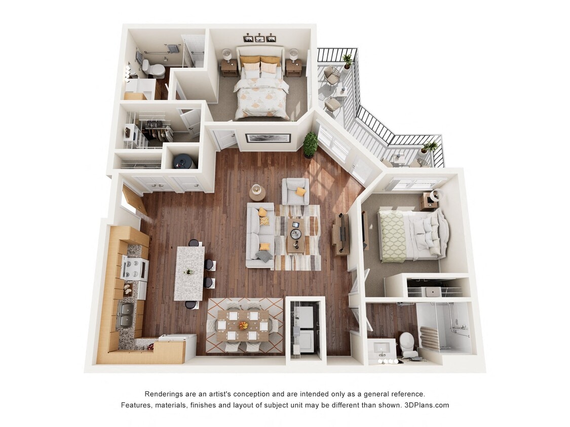 Floor Plan - Two Bedroom B6
