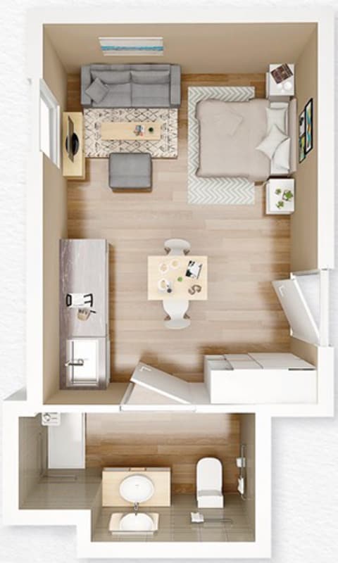 Floor Plan - The Aria