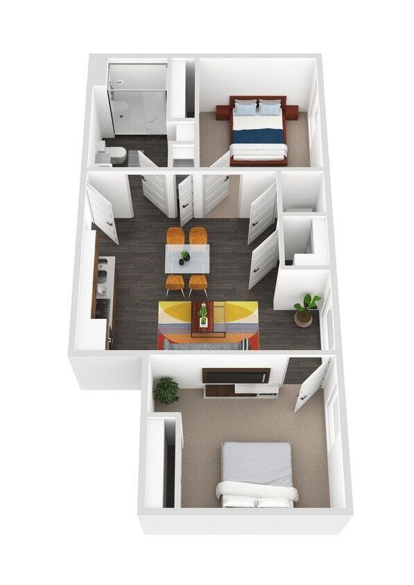 Floor Plan - Large Two Bedroom