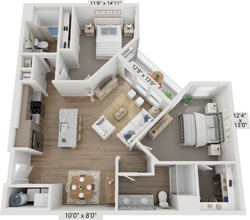 Floor Plan - B3 - Garnet