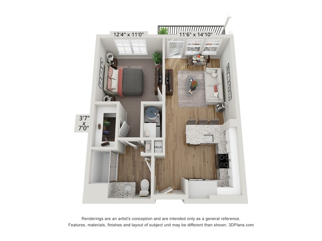 Floor Plan - A1 - Indigo