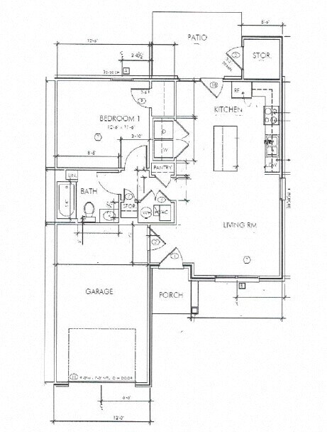 Floor Plan - One Bedroom