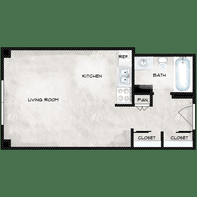 Floor Plan - Studio